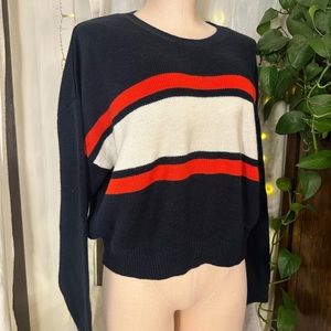 ✨5/25✨ Divided Color Block Crop Sweater